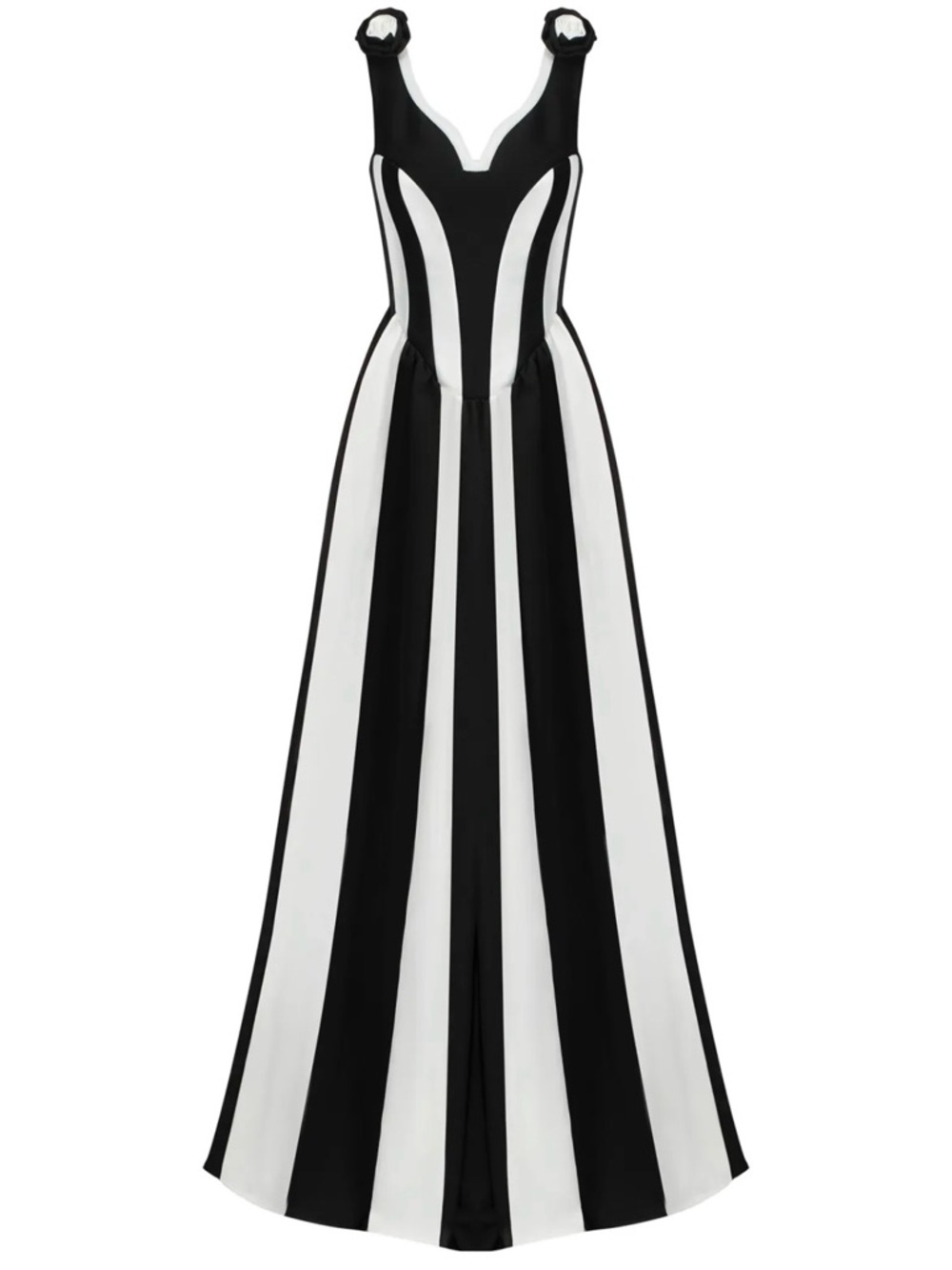 Bella Barnett Omega Sleeveless V-Neck Flowers Bandage Maxi Dress - L - Picture 2 of 7